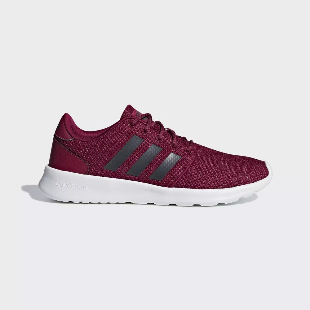 Adidas Cloudfoam QT Racer Tenis Rojos Para Mujer (MX-41879)